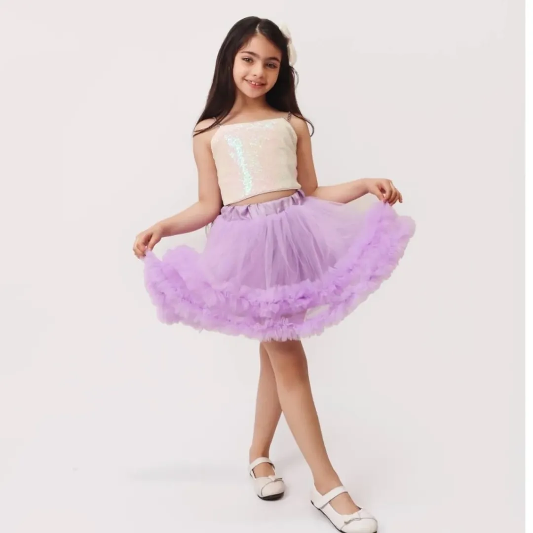 دامن تور پوم پوم دخترانه سارا