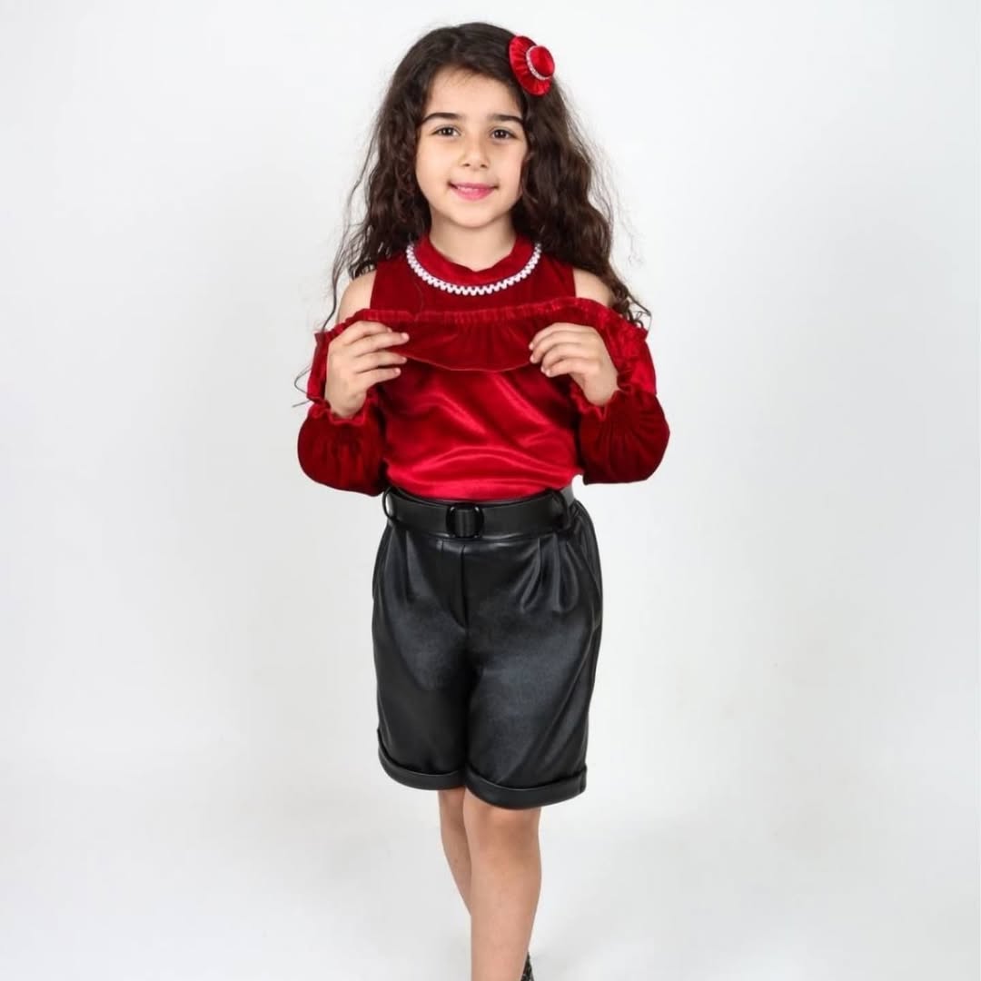 بلوز مخمل بچه‌گانه